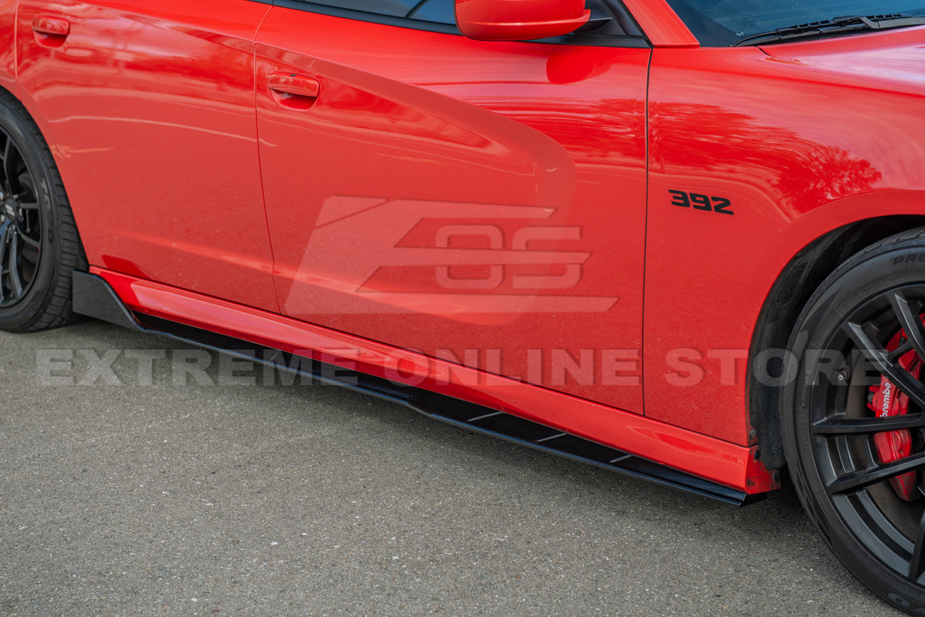 2015-Up Dodge Charger SRT Performance Front Splitter & Rocker Panel