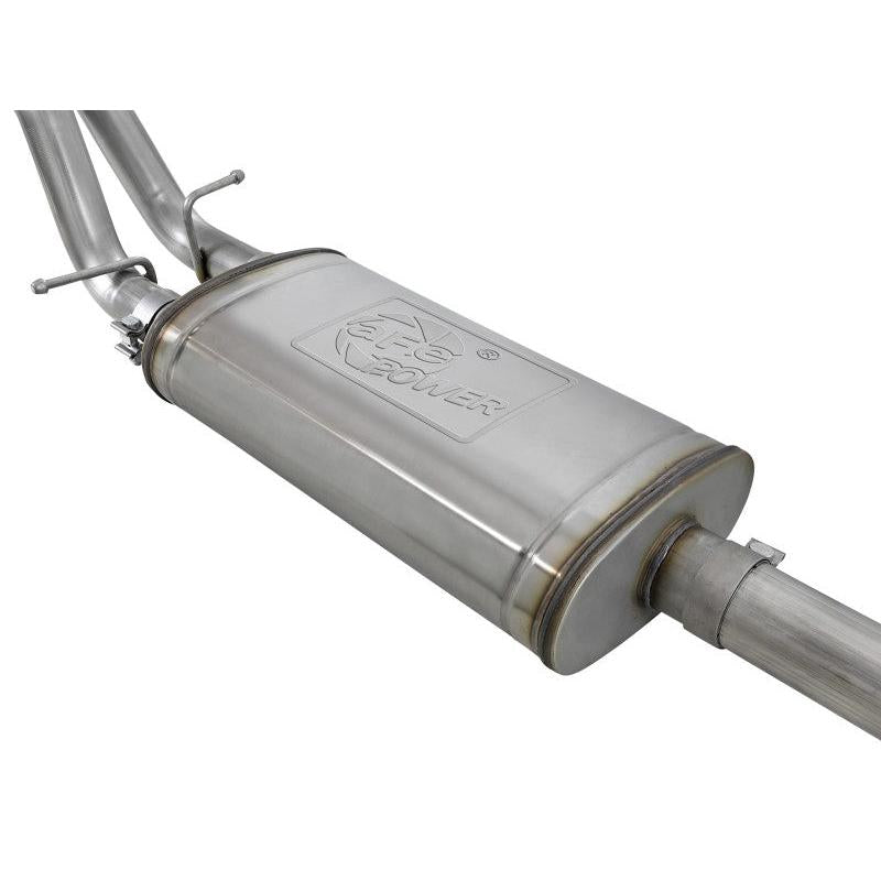 aFe Vulcan Series 3-2.5in 304SS Exhaust Cat-Back w/Blk Tips 2019 GM Silverado/Sierra 1500 L4-2.7L(t)-SR1 Performance