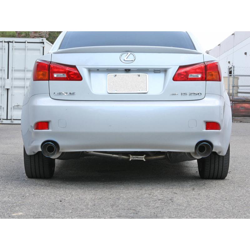 aFe POWER Takeda 06-13 Lexus IS250/IS350 SS Axle-Back Exhaust w/ Blue Flame Tips-SR1 Performance