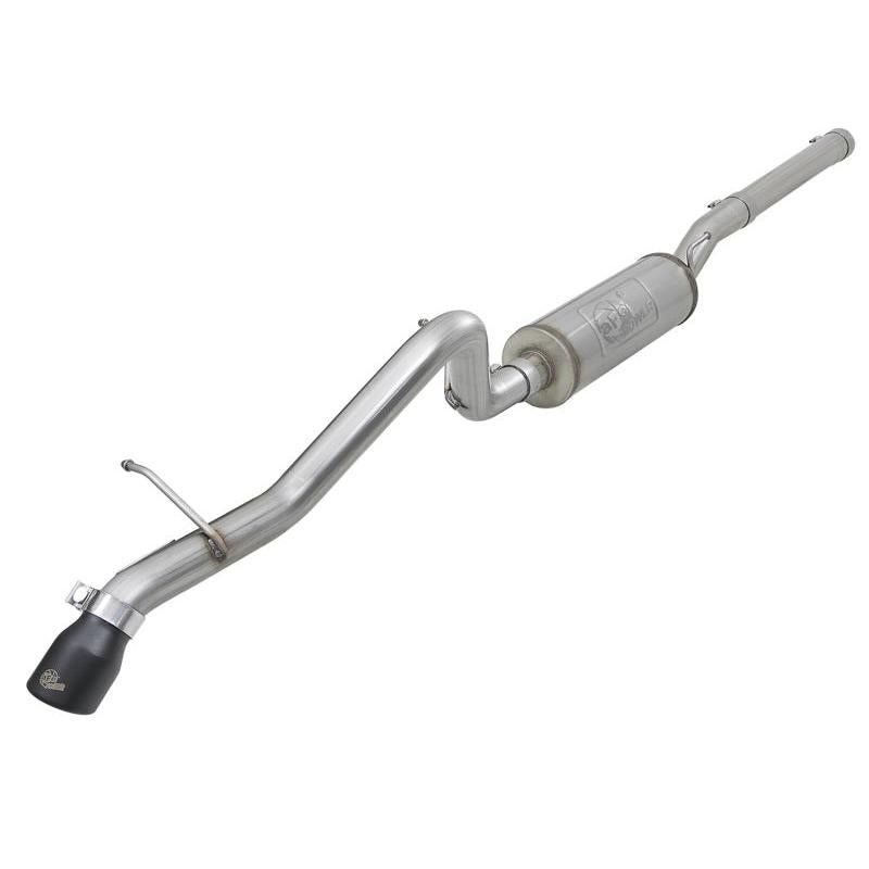 aFe MACH Force-Xp 2-1/2in 409 SS Hi-Tuck Cat-Back Exhaust w/Black Tip 07+ Jeep Wrangler JK 3.6L/3.8L-SR1 Performance