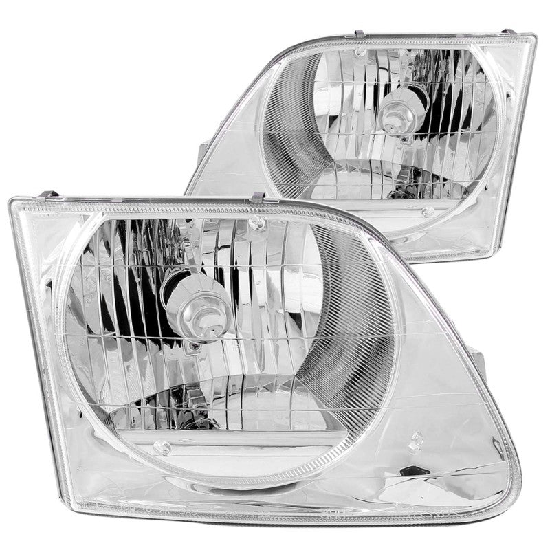 ANZO 1997-2003 Ford F-150 Crystal Headlights Chrome-SR1 Performance
