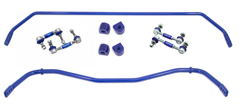 SuperPro 2016 Mazda MX-5 Miata Sport Front / Rear 24mm F/16mm R Adjustable Sway Bar & End Link Set-SR1 Performance