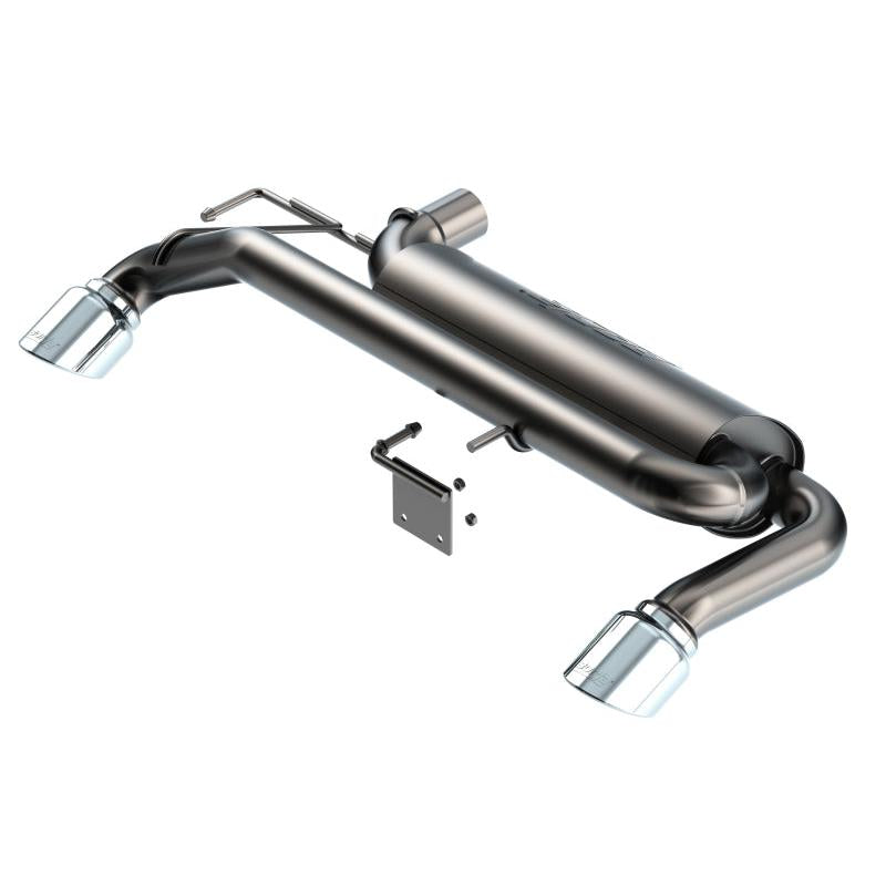 Borla 21-22 Ford Bronco 2.3L 4WD ATAK Axle Back Exhaust w/ Bright Chrome Tips-SR1 Performance
