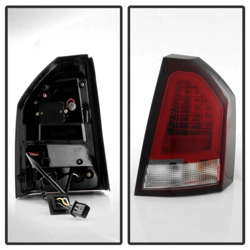 Spyder Chrysler 300C 08-10 V2 Light Bar LED Tail Lights - Red Clear ALT-YD-C308V2-LED-RC-SR1 Performance