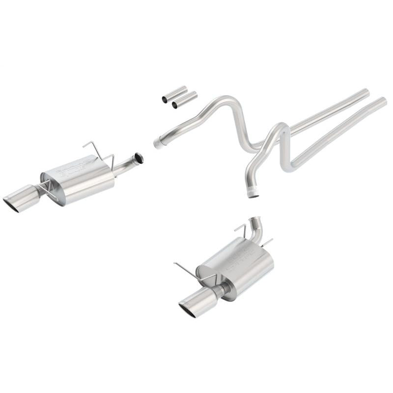 Borla 2011 Ford Mustang 3.7L 6cyl 6spd RWD SS S-Type Catback Exhaust-SR1 Performance