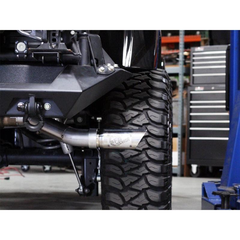 aFe MACHForce XP Exhausts Cat-Back SS-409 EXH CB Jeep Wrangler 4Dr 2012 V6-3.6L-SR1 Performance