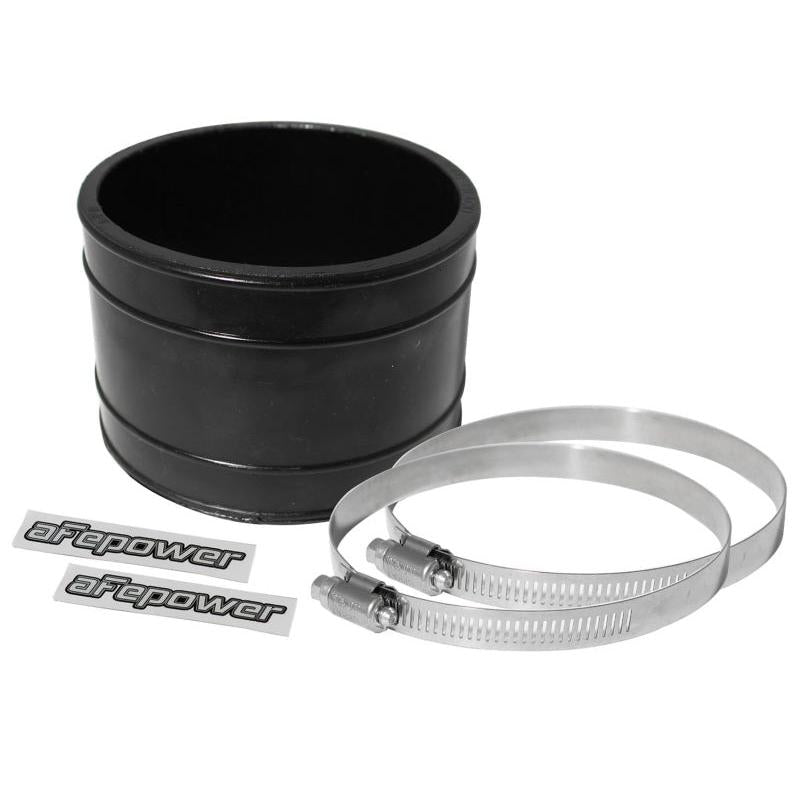 aFe Magnum FORCE Cold Air Intake System Spare Parts Kit (4in ID x 3in L) Straight Coupler - Black-SR1 Performance