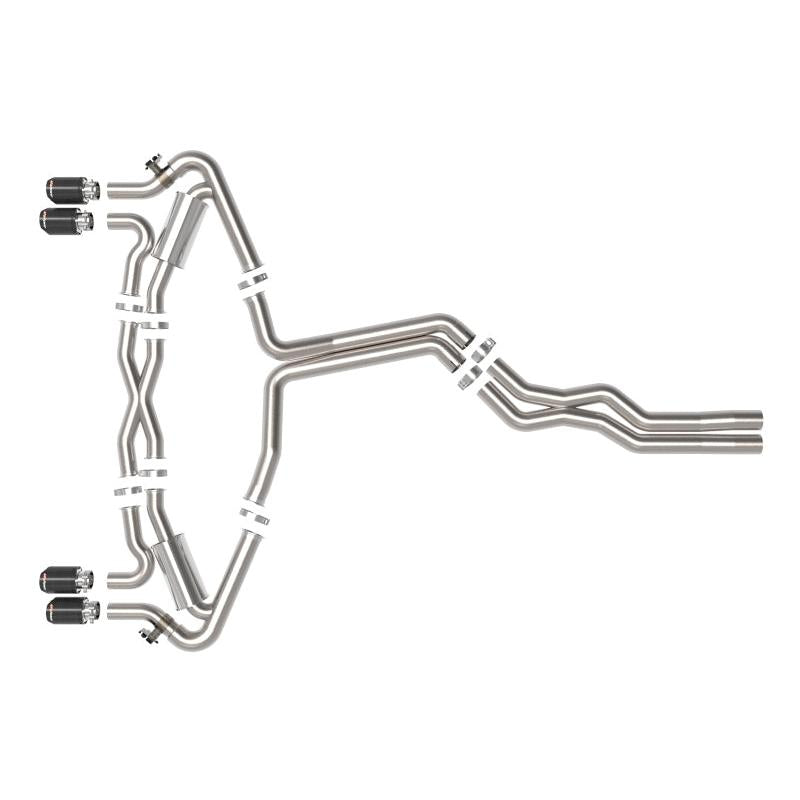aFe 20-22 Audi RS6 Avant V8 4L (tt) MACH Force-Xp 3in to 2.5in 304 SS Cat-Back Exhaust w/ Carbon Tip-SR1 Performance