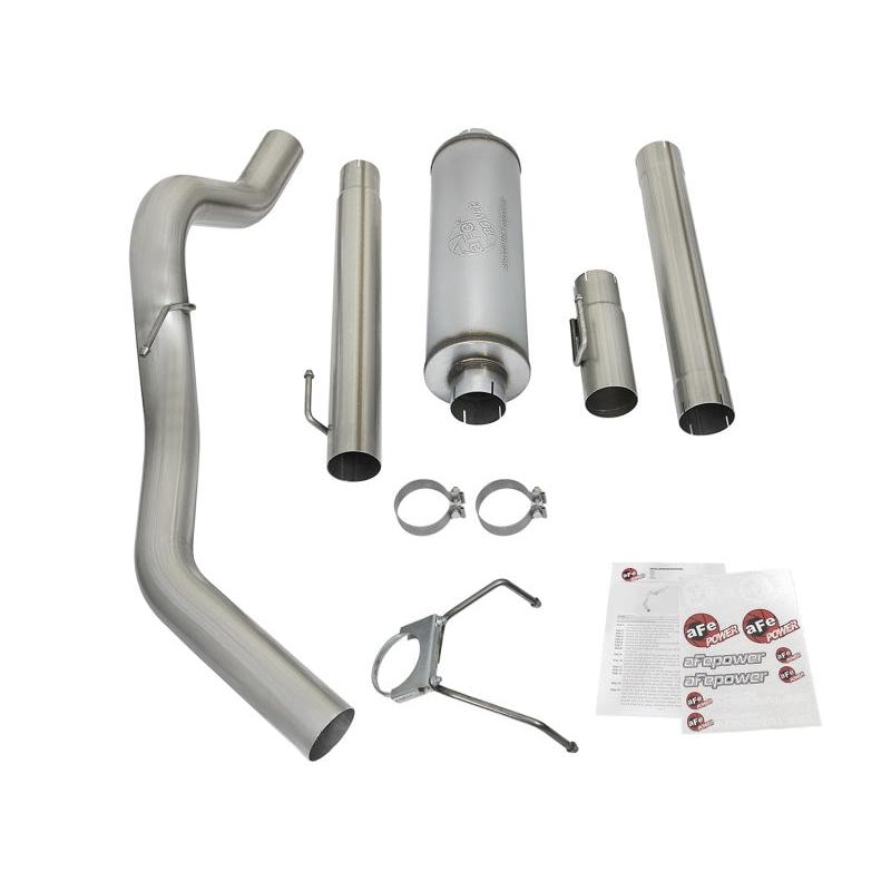 aFe LARGE Bore HD Exhausts Cat-Back SS-409 EXH CB Dodge Diesel Trucks 03-04 L6-5.9L (td)-SR1 Performance