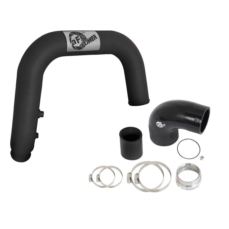 aFe BladeRunner 2.5in Black IC Tube Hot Side w/ Coupling & Clamp Kit 2016 GM Colorado/Canyon 2.8L-SR1 Performance