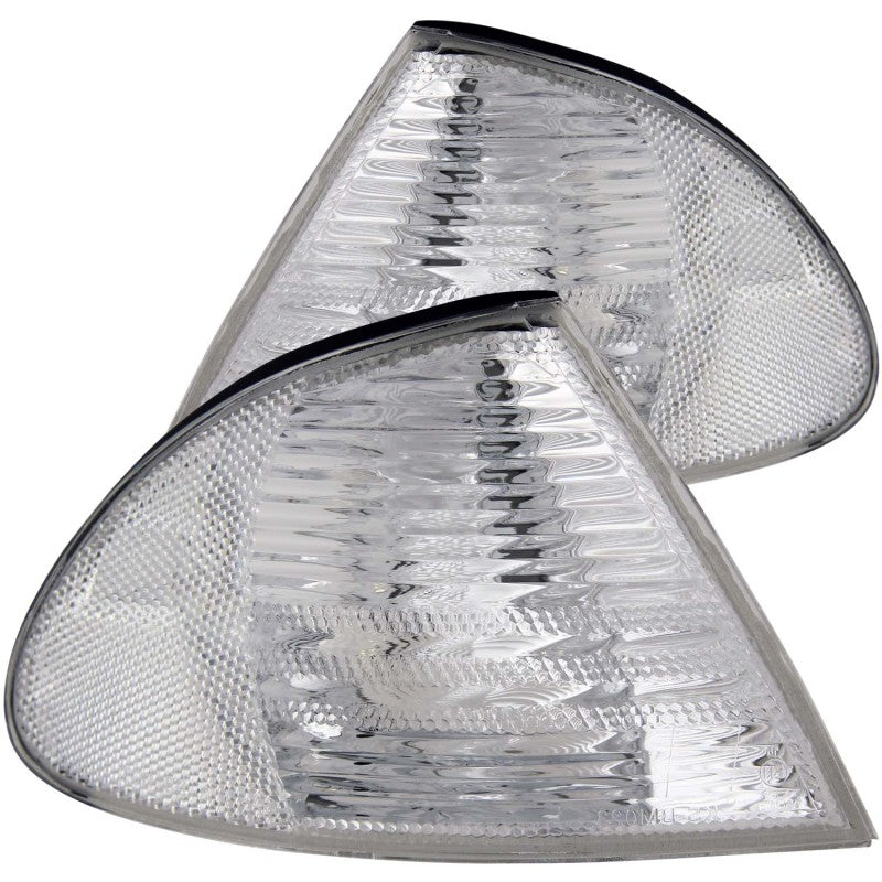 ANZO Corner Lights 1999-2001 BMW 3 Series E46 Euro Corner Lights Chrome-SR1 Performance