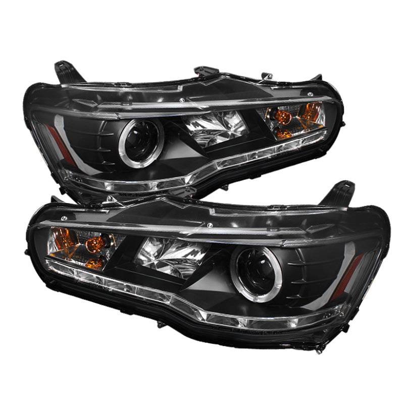 Spyder Mitsubishi Lancer/EVO-10 08-14 Projector Xenon/HID- LED Halo DRL Blk PRO-YD-ML08-HID-DRL-BK-SR1 Performance