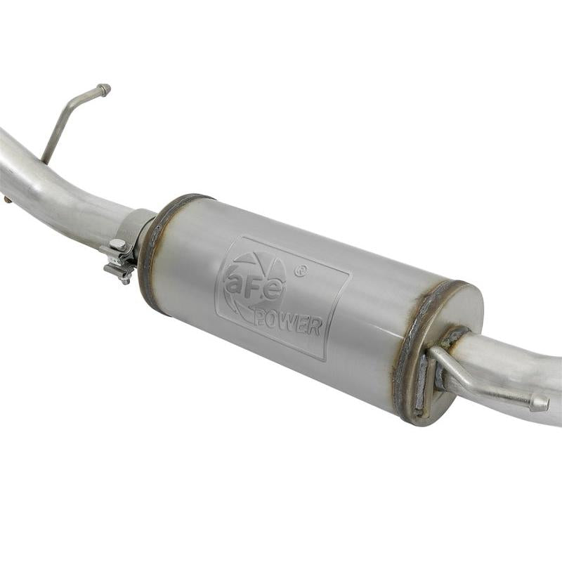 aFe Scorpion 2-1/2in Aluminized Steel Cat-Back Exhaust 07-18 Jeep Wrangler (JK) V6 3.6L/3.8L (2/4dr)-SR1 Performance