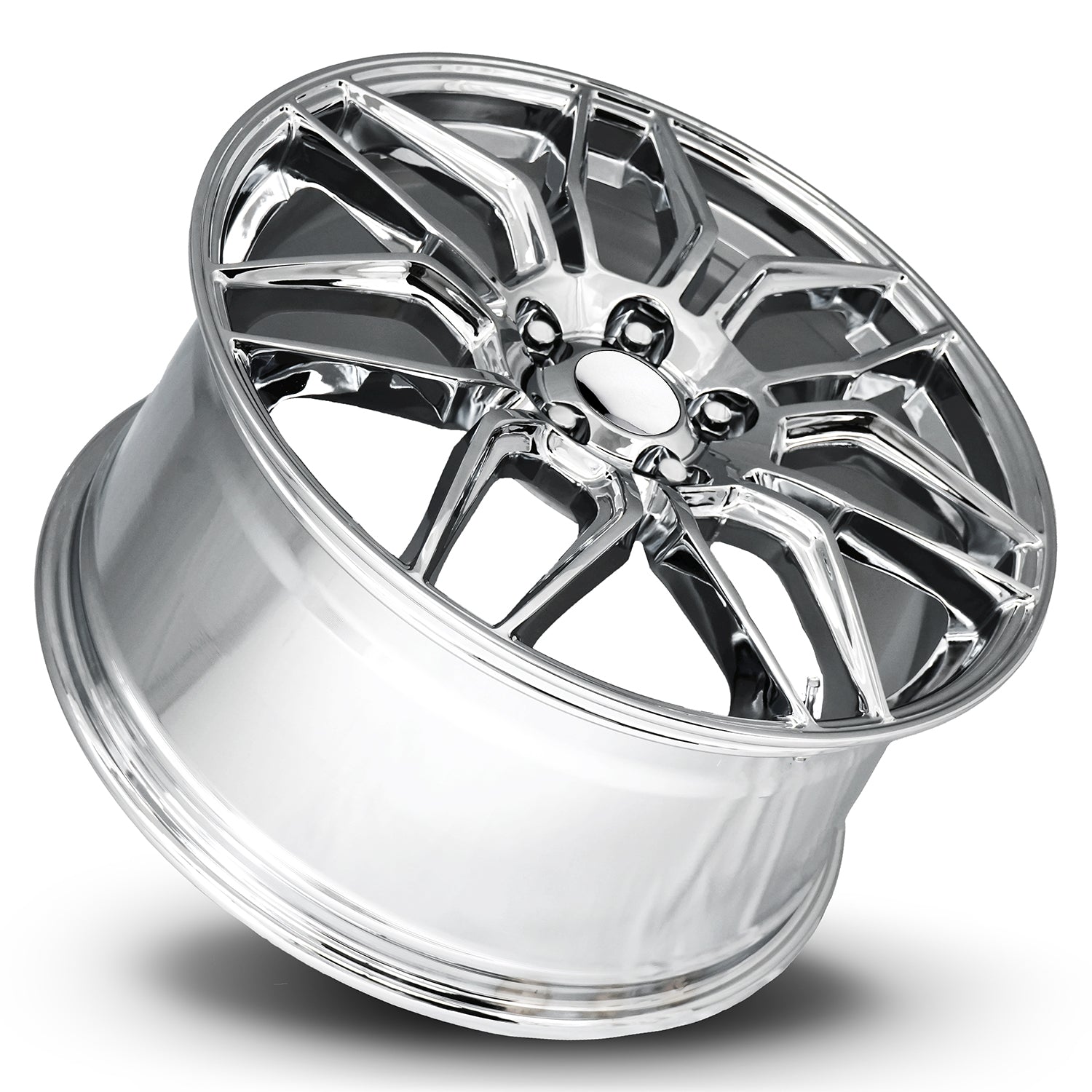 FR 401 – C8 ZO6 CORVETTE REPLICA WHEELS-Chrome 20x10 5x4.75 + 79 HB 70.3