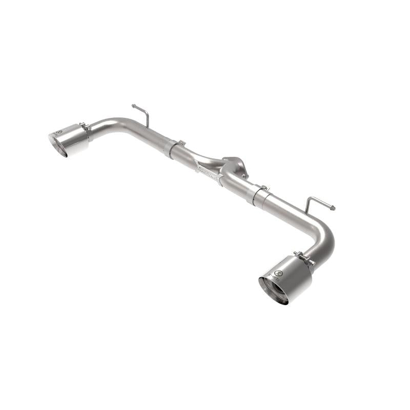 aFe Takeda 2-1/2in 304 SS Axle-Back Exhaust w/ Polished Tips 14-18 Mazda 3 L4 2.0L/2.5L-SR1 Performance
