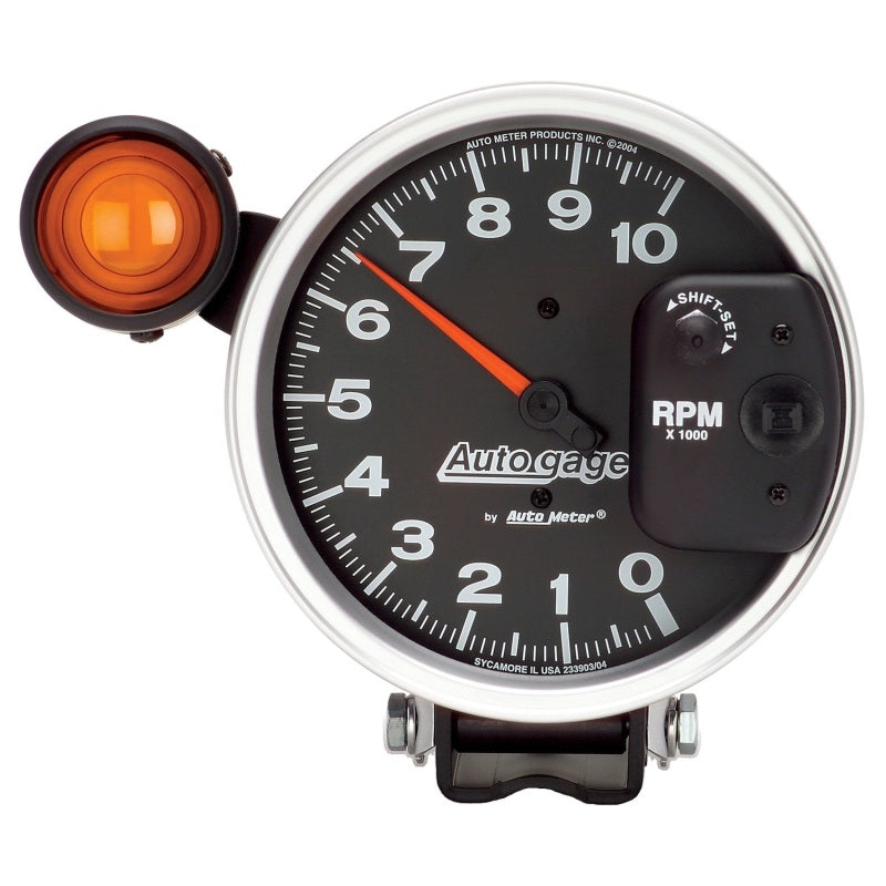 Autometer 5 inch 10,000 RPM Monster Shift Lite Pedestal Tachometer-SR1 Performance