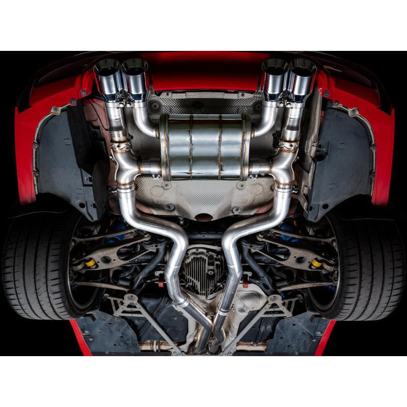 AWE Tuning BMW F8X M3/M4 SwitchPath Catback Exhaust - Chrome Silver Tips-SR1 Performance