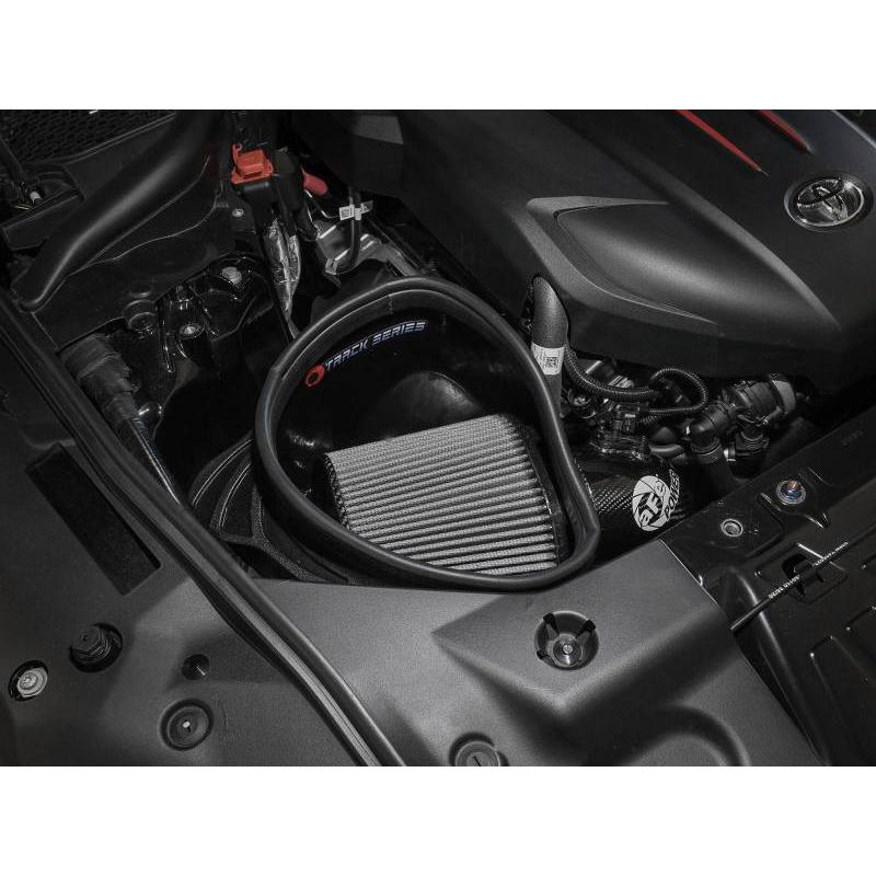 aFe 20-21 BMW Z4 M40i (G29) L6-3L (t) B58 Track Series Carbon Fiber Intake System w/Pro DRY S Filter-SR1 Performance