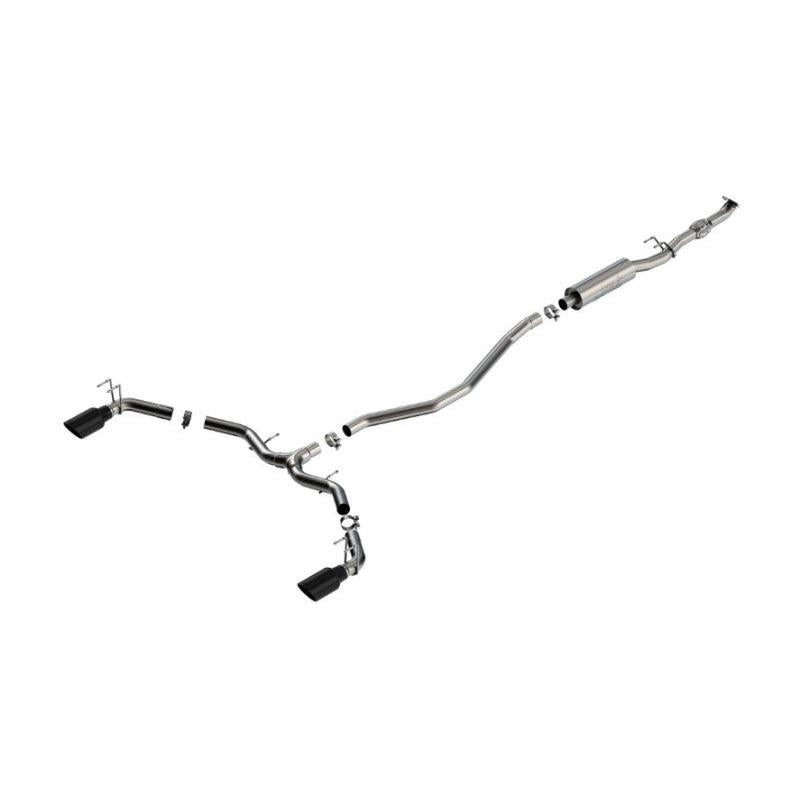 Borla 2023 Integra/22-23 Civic Si 1.5L 4 CYL. MT FWD 4DR 2.50in S-Type Catback Exhaust Black Chrome-SR1 Performance