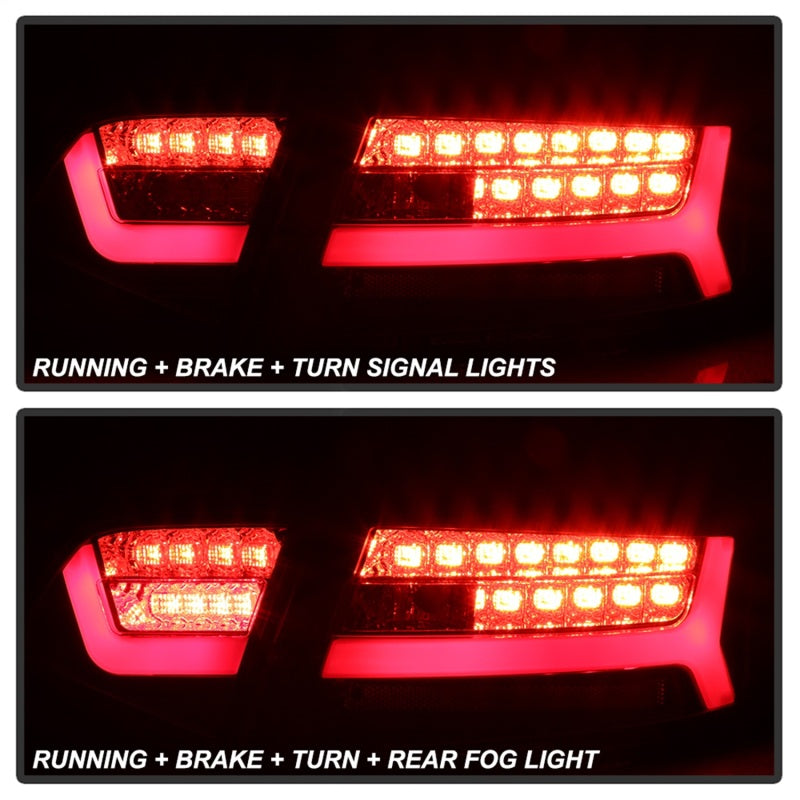 Spyder 09-12 Audi A6 LED Tail Lights - Black (ALT-YD-AA609-LED-BK)-SR1 Performance