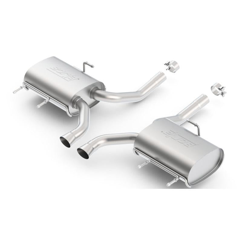 Borla 11-14 CTS Coupe V6 3.6L AT RWD/AWD Dual Ctr Rear Exit Touring Exhaust (REAR SECTION ONLY)-SR1 Performance