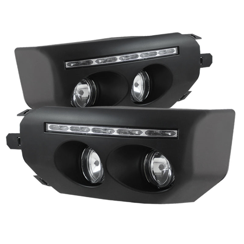 Spyder Toyota FJ Cruiser 07-14 Fog Lights With LED Daytime Running Lights w/swch Blk FL-DRL-TFJ07-BK-SR1 Performance