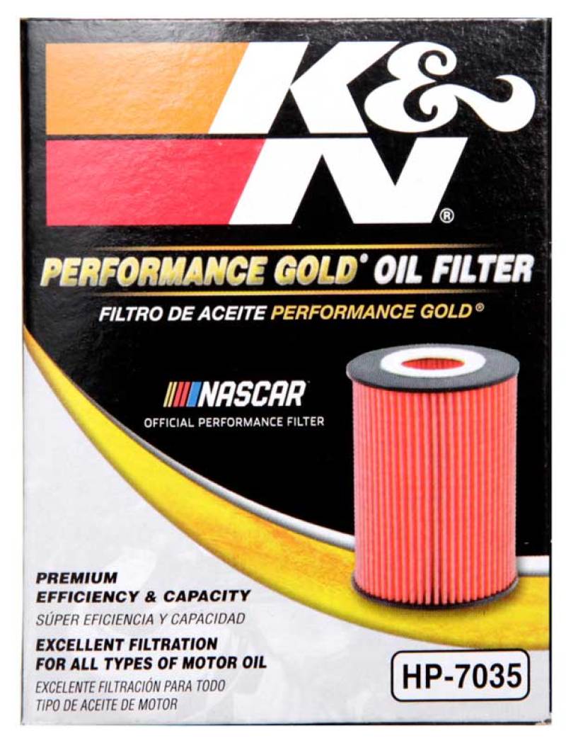 K&N Performance Oil Filter for 15-16 Hyundai Genesis Sedan 3.8L V6-SR1 Performance