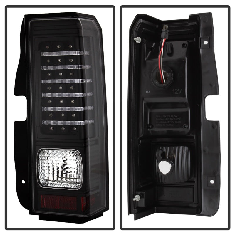 Xtune Hummer H3 06-09 ( Non H3T ) LED Tail Lights Black ALT-ON-HH306-LED-BK-SR1 Performance