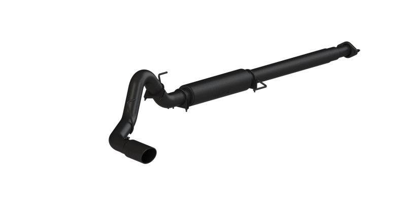 MBRP 2015 Ford F-150 2.7L / 3.5L EcoBoost 4in Cat Back Single Side Black Exhaust System-SR1 Performance