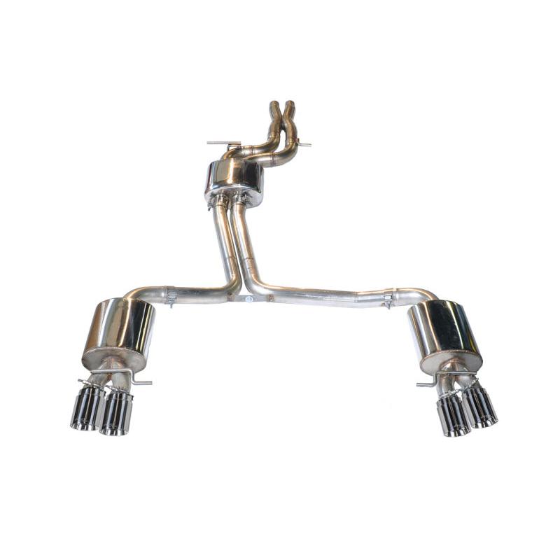 AWE Tuning Audi B8.5 S5 3.0T Touring Edition Exhaust System - Polished Silver Tips (102mm)-SR1 Performance