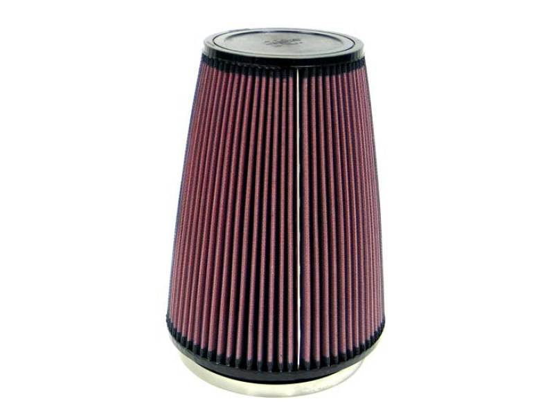 K&N Filter Universal Rubber Filter 6 inch Flange 7.5 inch Base 5 inch Top 10 inch Height-SR1 Performance