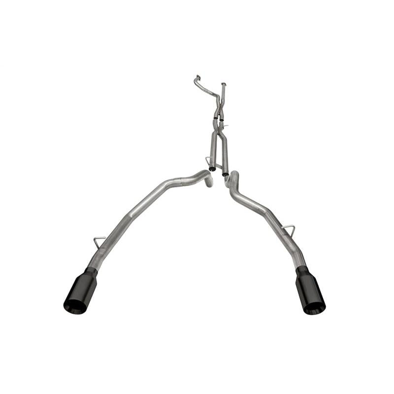 Corsa 2021-2024 Dodge Ram TRX Crew Cab Baja Catback Exhaust Dual Rear Black Tip-SR1 Performance