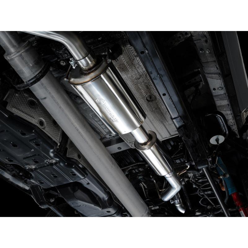 AWE Exhaust for 4th Gen Toyota Tacoma Dual Diamond Black Tips-SR1 Performance