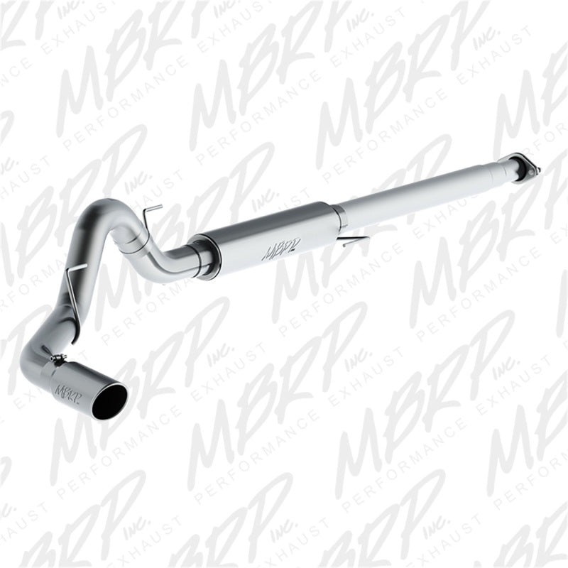 MBRP 2015 Ford F-150 2.7L / 3.5L EcoBoost 4in Cat Back Single Side T304 Exhaust System-SR1 Performance