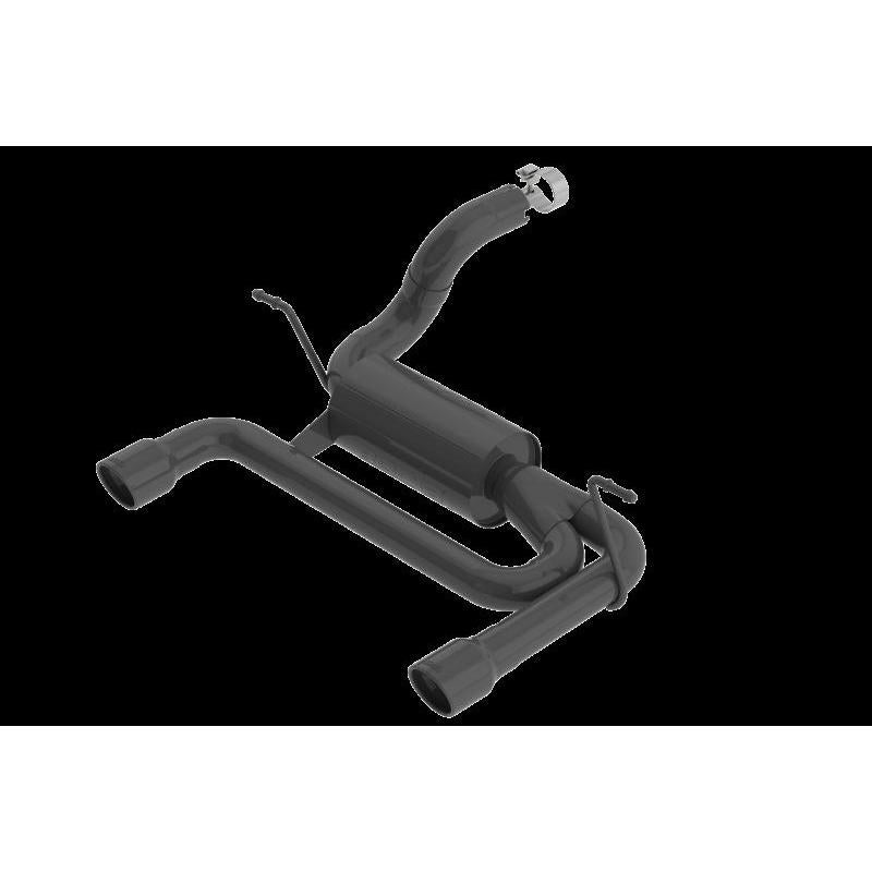 Borla 2018 Jeep Wrangler JL/JLU 3.6L 2DR/4DR ATAK SS Axle Back Black Coated Exhaust w/3.5in Tips-SR1 Performance
