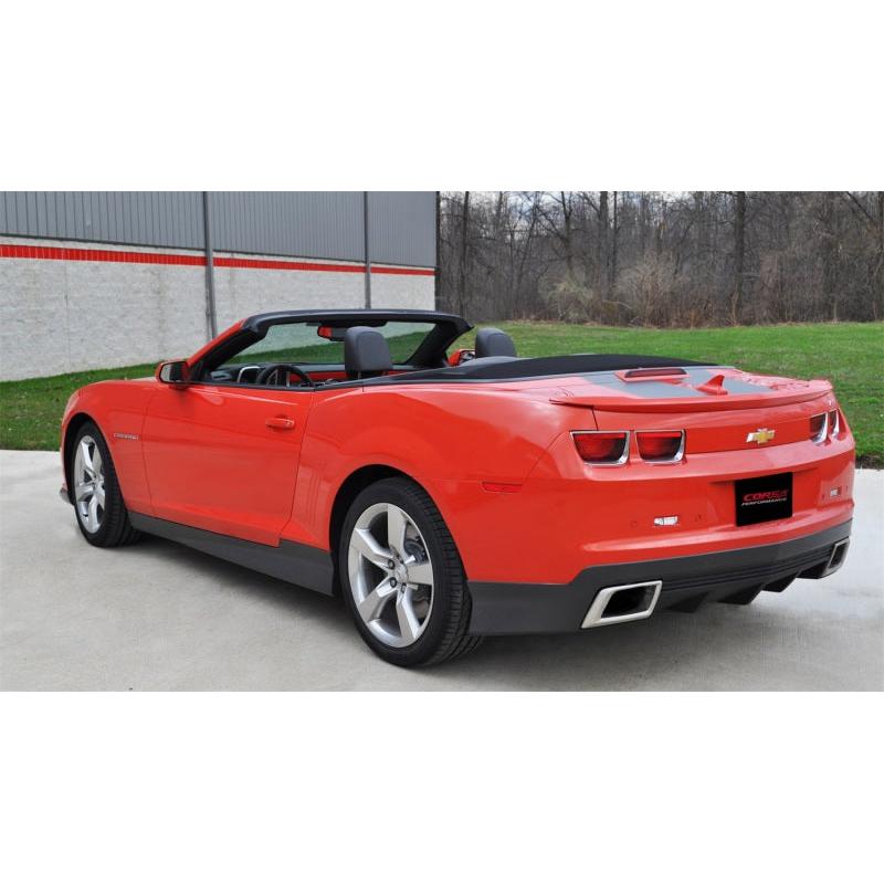 Corsa 2011-2013 Chevrolet Camaro SS 6.2L V8 Manual Xtreme 3in Cat-Back (No Tips Uses Factory Bezels)-SR1 Performance