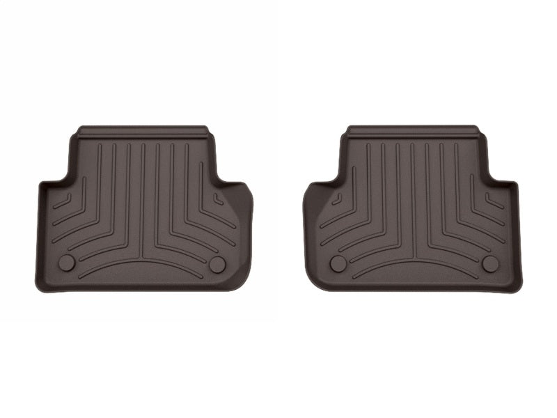 WeatherTech Rear FloorLiner HP for 2017-2024 Audi A4/S4/Allroad & 2018-2025 S5/A5 in Cocoa - Part #479072IM