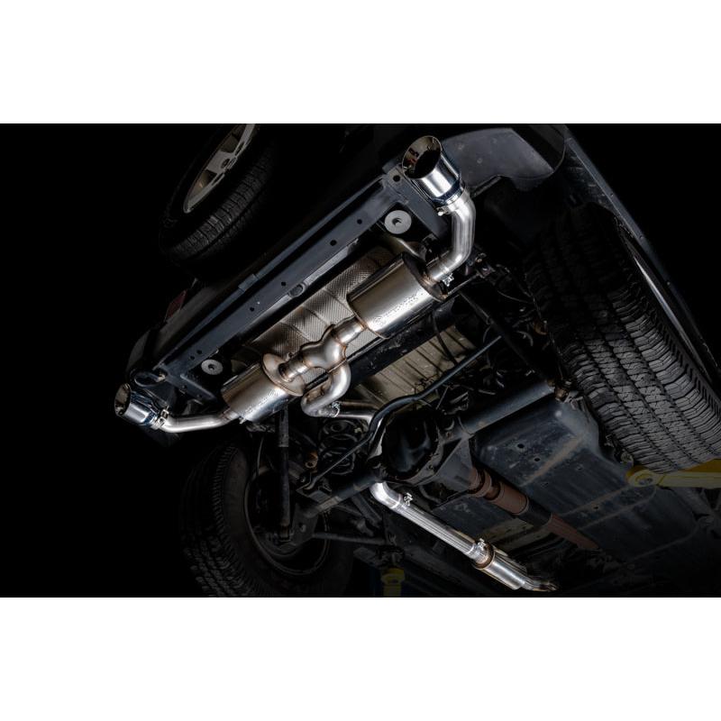 AWE Tuning 07-18 Jeep Wrangler JK/JKU 3.6L Tread Edition Axle-Back Dual Exhaust - Chrome Silver Tips-SR1 Performance