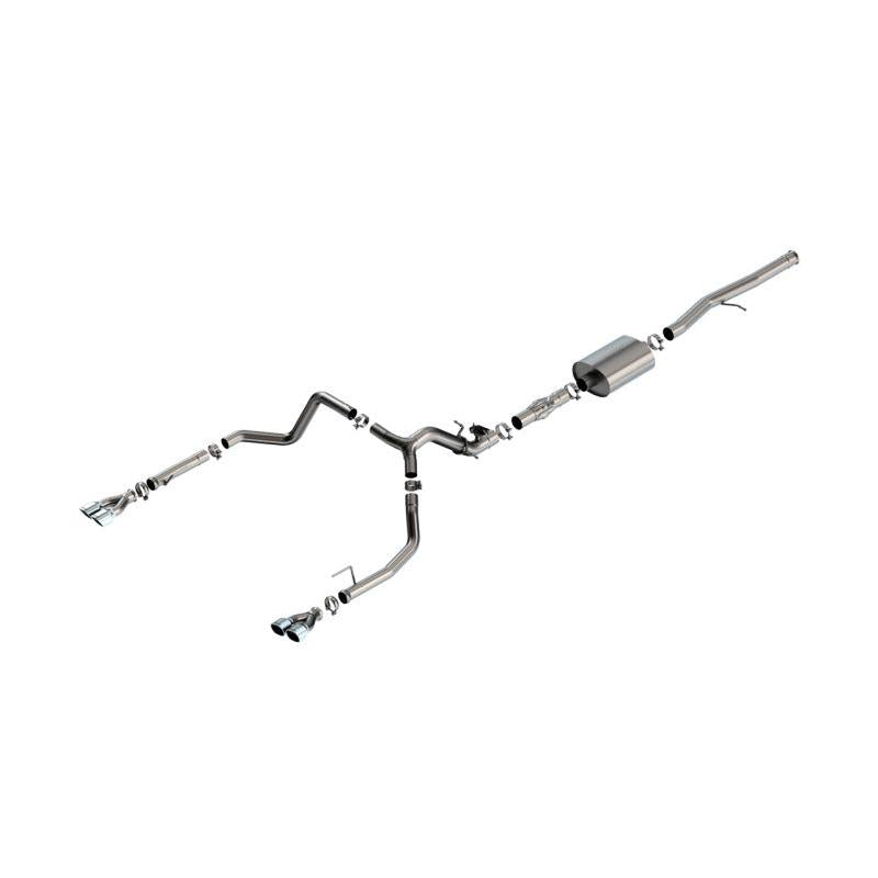 Borla 2024 Chevy Silverado 1500 6.2L V8 ATAK Catback Exhaust w/ Simulator - Chrome-SR1 Performance