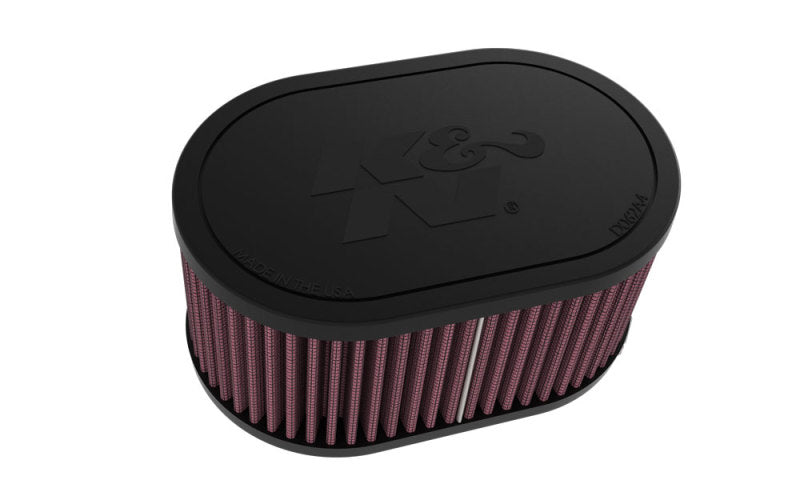 K&N 2-1/8in DUAL FLG 6-1/4 X 4inOD 3inH Universal Clamp-On Air Filter-SR1 Performance
