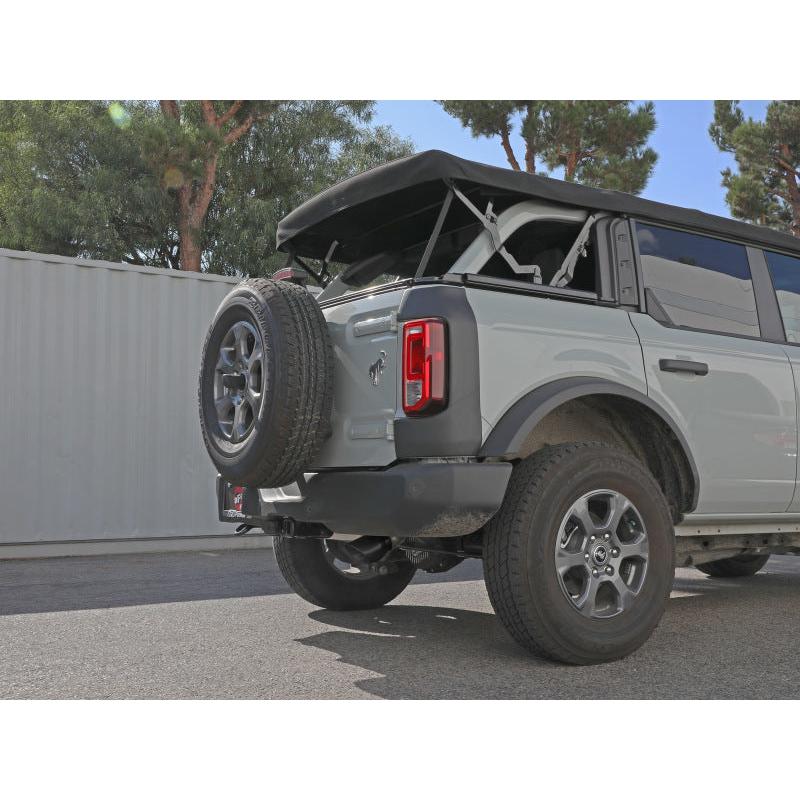aFe Apollo GT 3in 409 SS Cat-Back Exhaust 2021 Ford Bronco L4-2.3L (t)/V6-2.7L (tt) w/ Black Tip-SR1 Performance