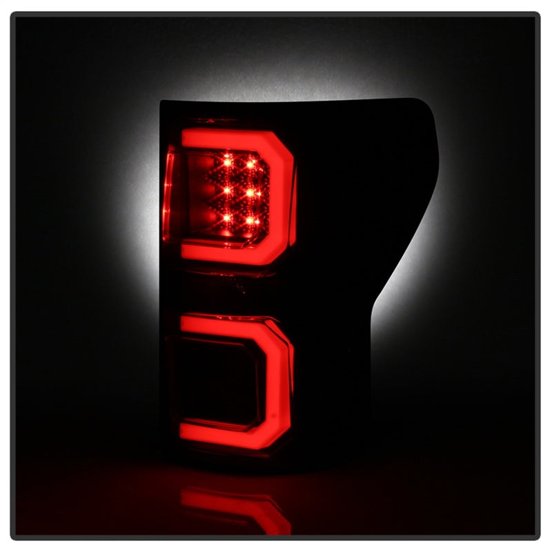 Spyder 07-13 Toyota Tundra V2 Light Bar LED Tail Lights - Smoke ALT-YD-TTU07V2-LB-BSM-SR1 Performance