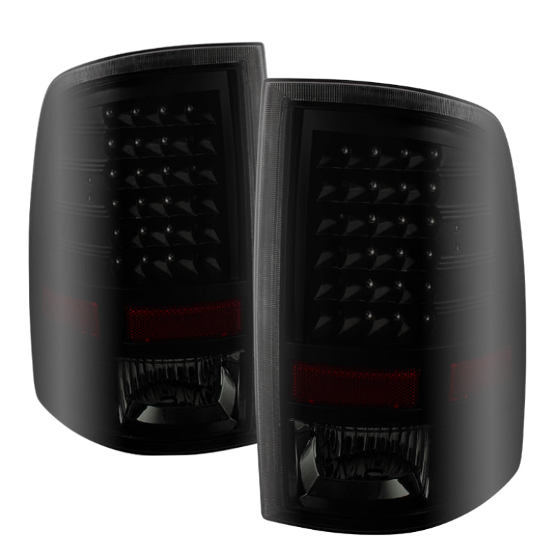 Xtune Dodge Ram 1500 09-14 LED Tail Lights Incandescent Model Only Black Smoke ALT-JH-DR09-LED-BKSM-SR1 Performance