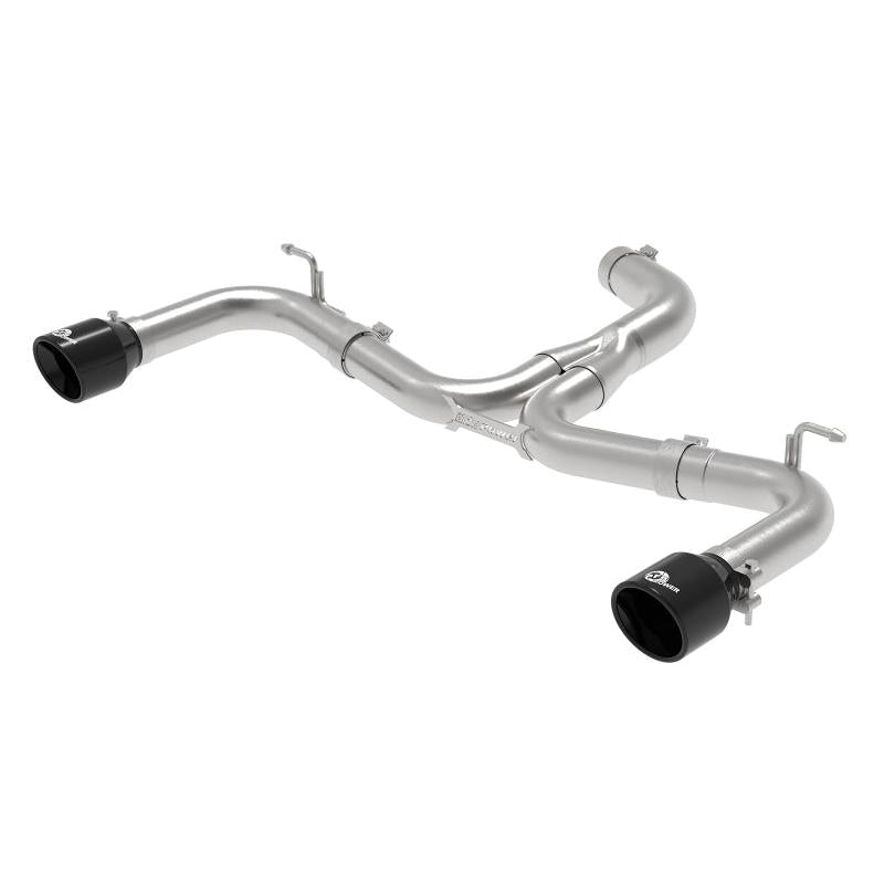 aFe 18-20 VW GTI (MK7.5) 2.0L MACH Force-Xp 3in to 2.5in 304 SS Axle-Back Exhaust System-Black Tips-SR1 Performance