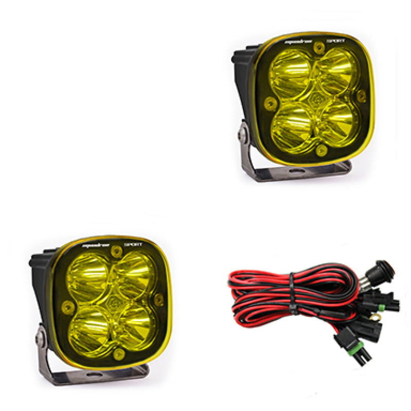 Baja Designs Squadron Sport Spot LED Light Pods - Amber-SR1 Performance