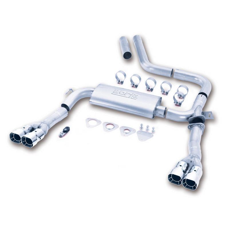 Borla 98-01 CAMARO/TRANS AM 5.7L V8 AT/MT Catback Exhaust Quad Tips-SR1 Performance