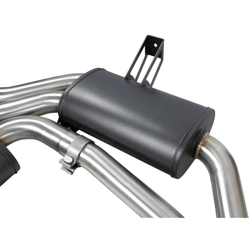 aFe MACH Force-Xp 2.5in 304 SS Cat-Back Exhaust w/ Polished Tips 01-06 BMW M3-SR1 Performance