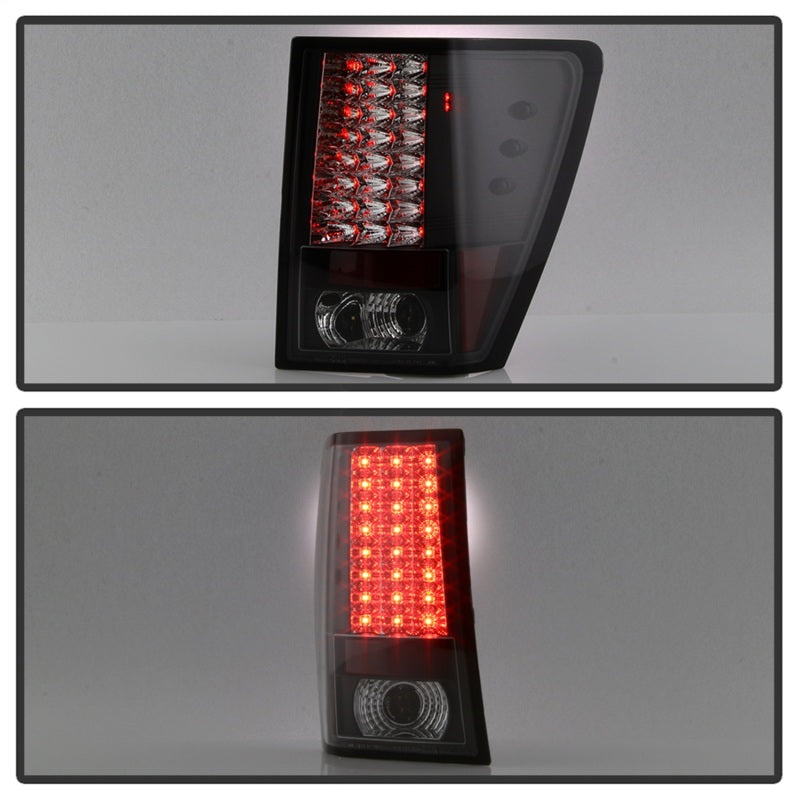 Spyder Jeep Grand Cherokee 07-10 LED Tail Lights Black ALT-YD-JGC07-LED-BK-SR1 Performance