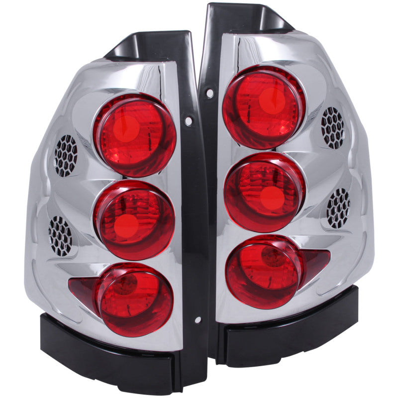 ANZO 2002-2008 Gmc Envoy Taillights Chrome-SR1 Performance