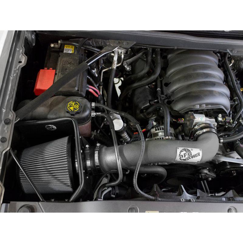 aFe Magnum FORCE Pro DRY S Stage-2 Intake 14-17 GM Silverado/Sierra 1500 5.3L/6.2L w/ Electric Fan-SR1 Performance